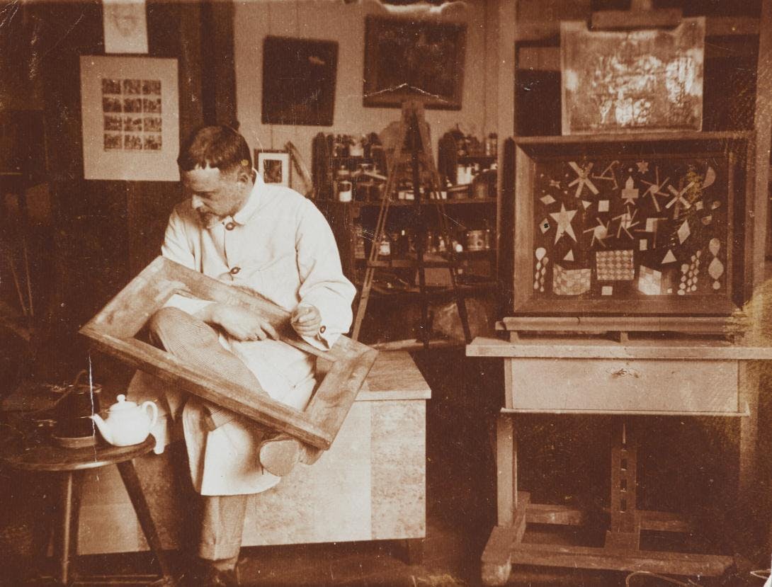 Paul Klee im Atelier