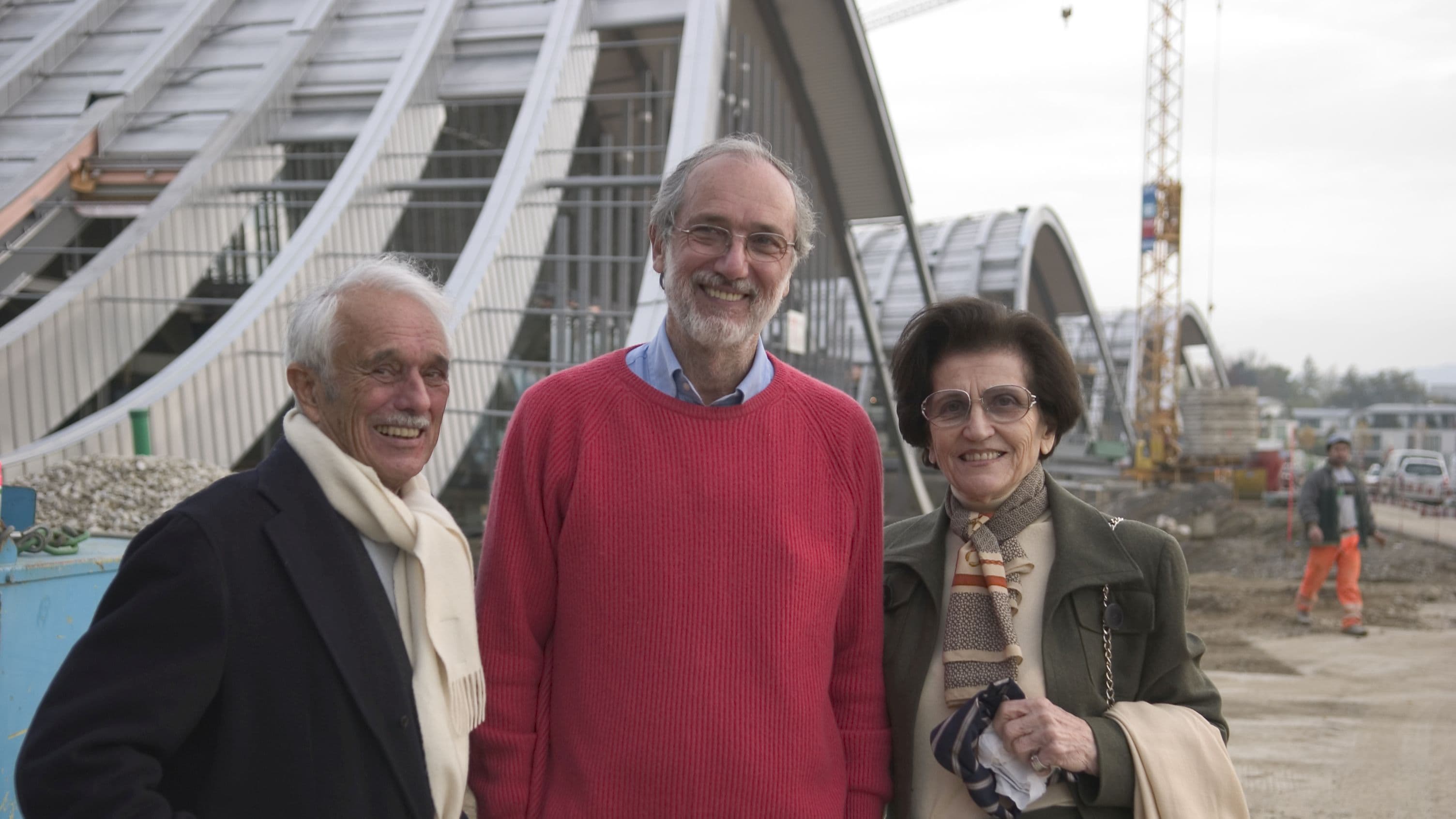 Maurice E. Müller und Renzo Piano und Martha Müller