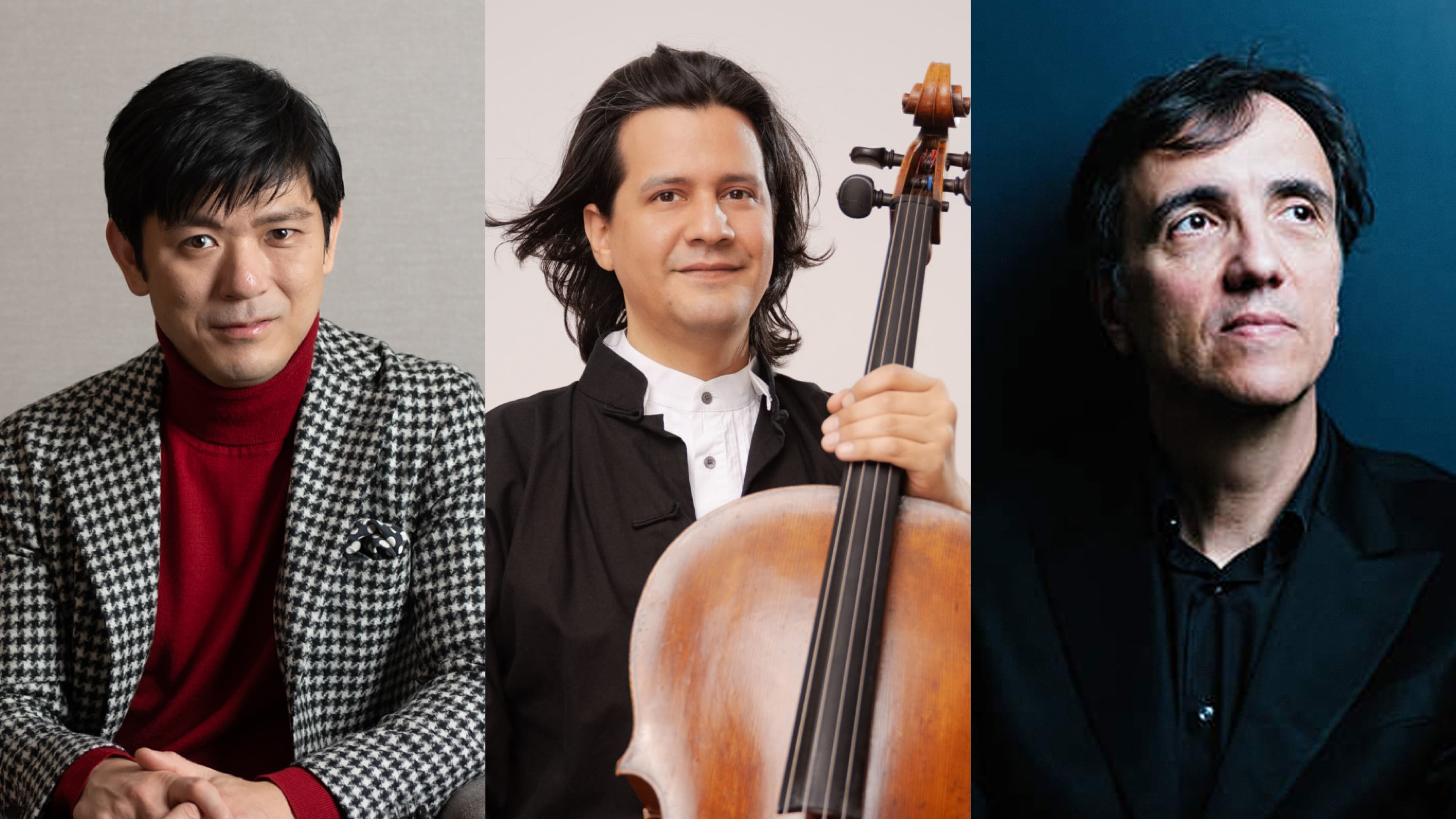 Daishin Kashimoto, Violine und Claudio Bohórquez, Violoncello und Eric Le Sage, Klavier