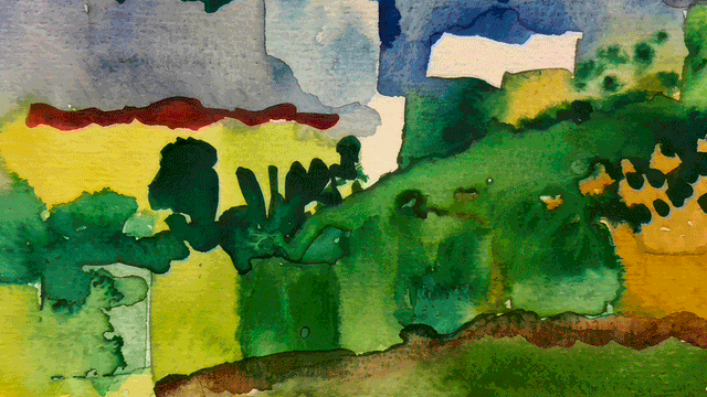 Aquarell experimentell