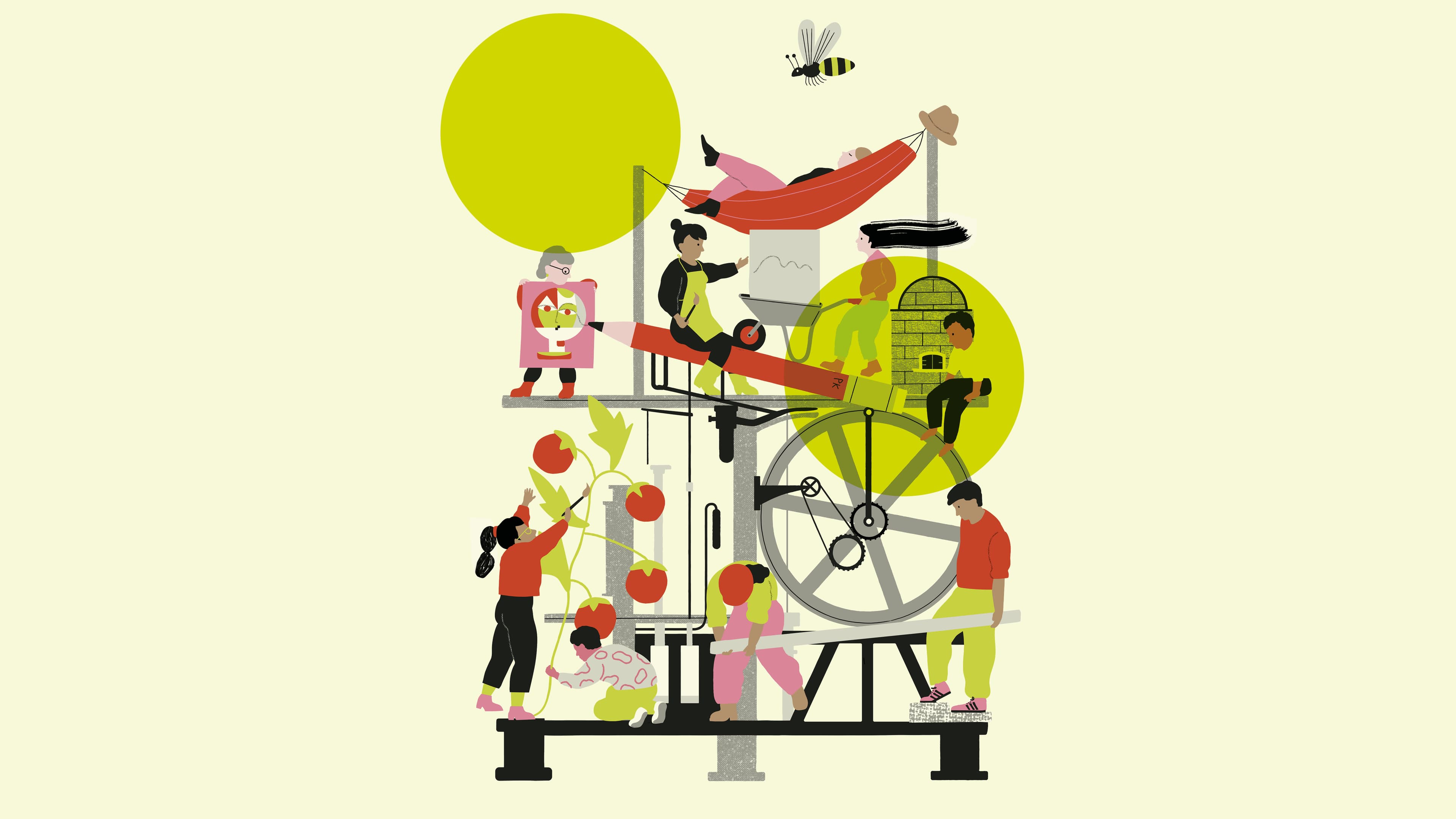 Illustration zum Event "Werkstatt Paul Klee & Nachbarschaft"