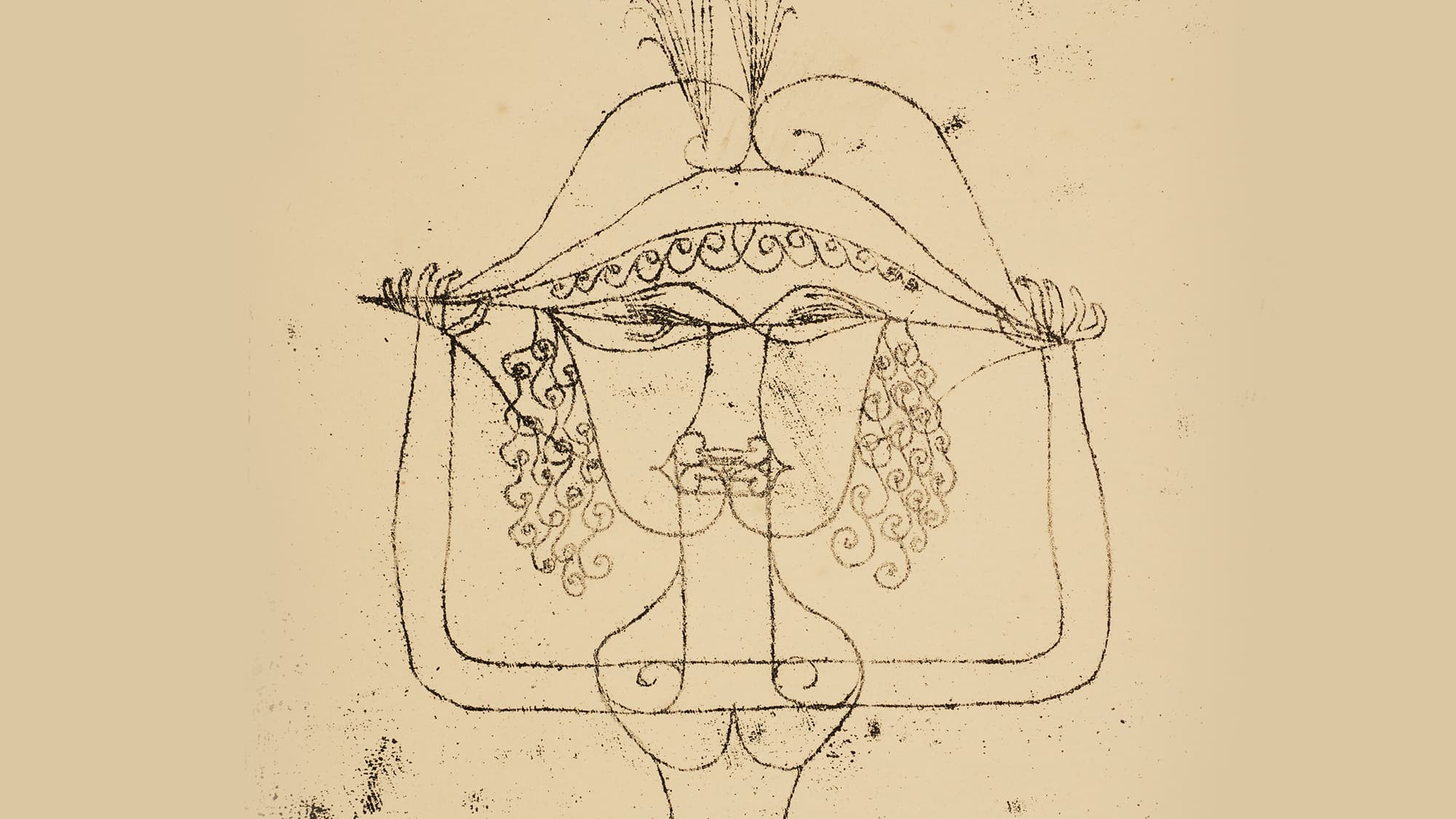 Paul Klee Die Sängerin der komischen Oper (Ausschnitt), 1925