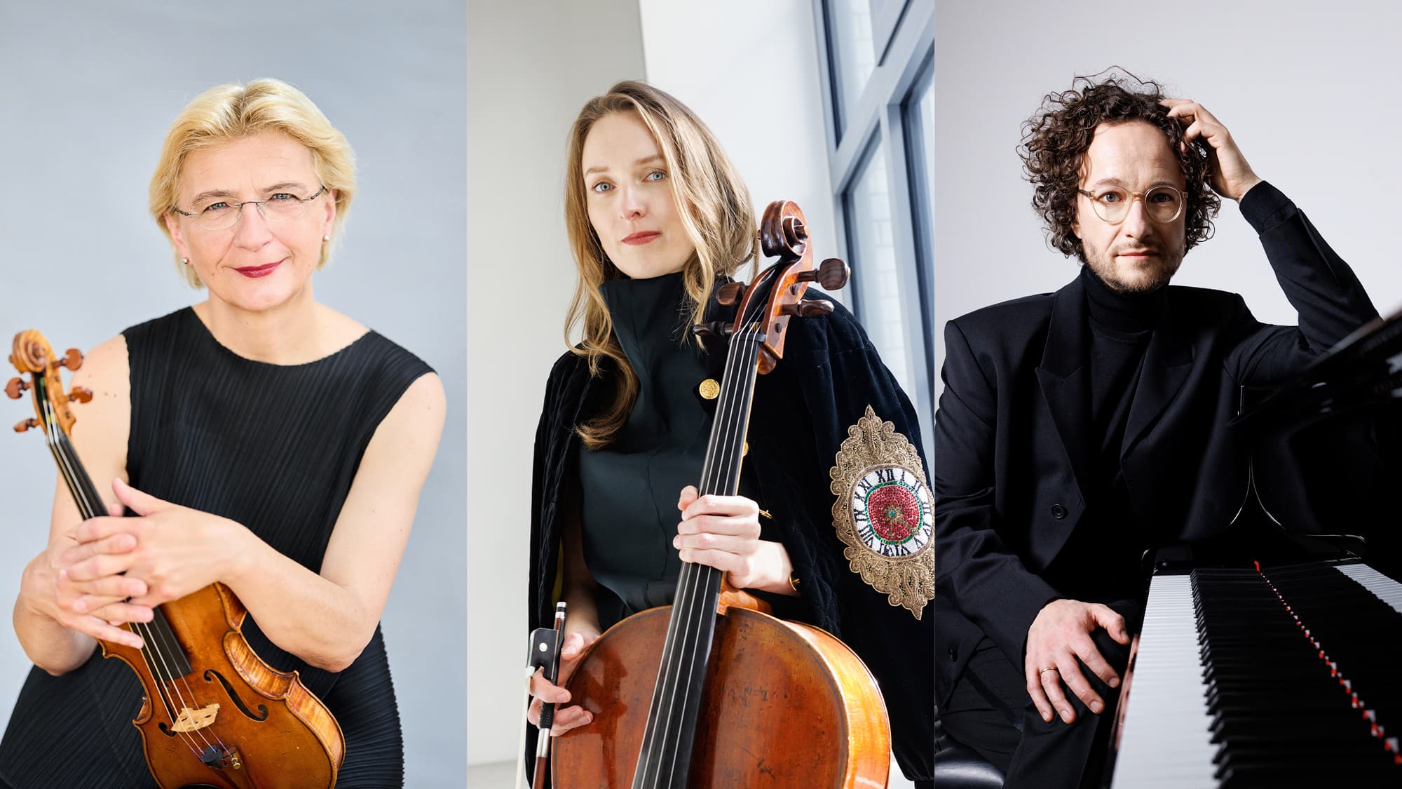 Meisterkonzert Antje Weithaas, Violine, Marie-Elisabeth Hecker, Violoncello, Martin Helmchen, Klavier