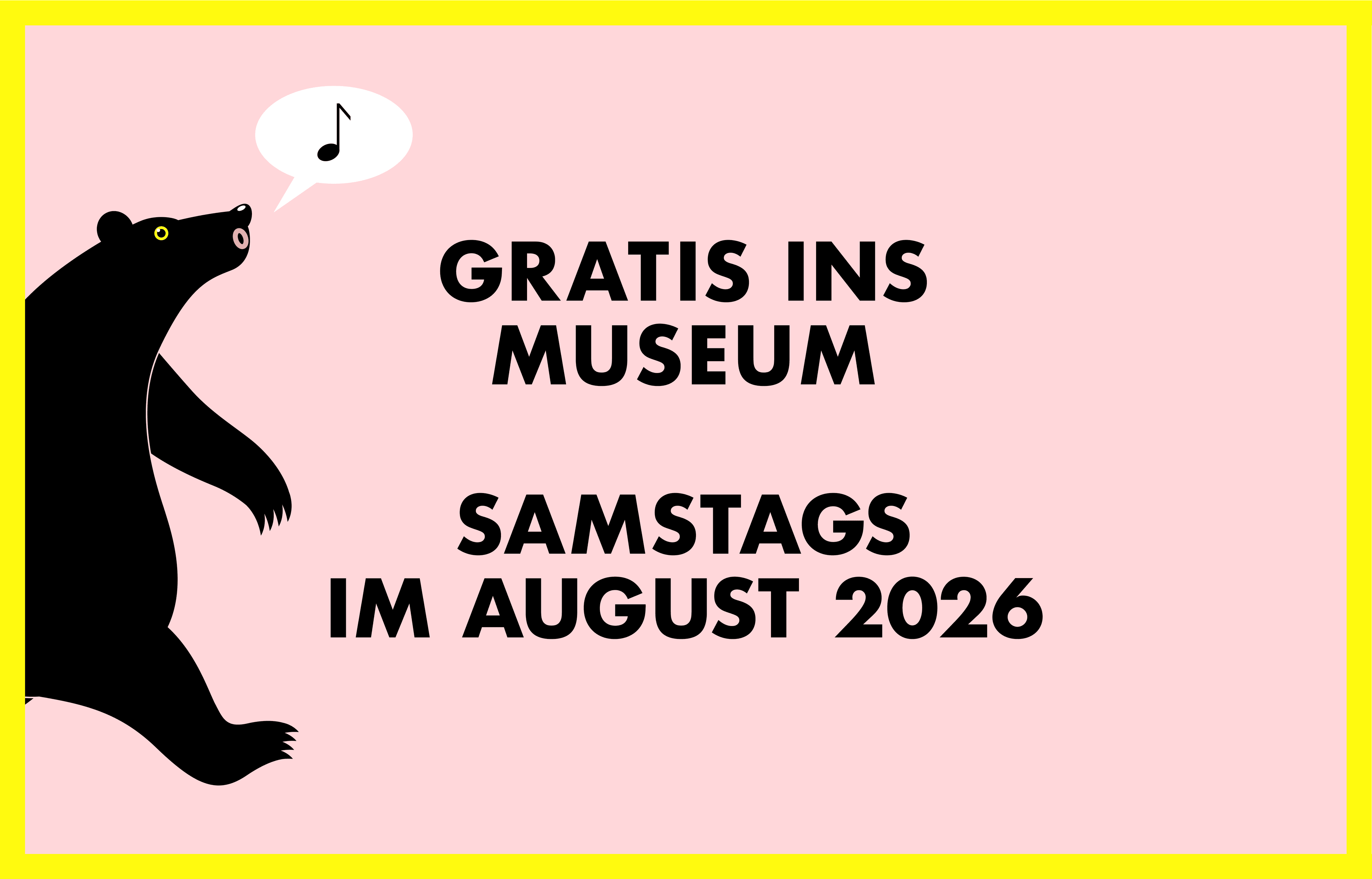 Gratis ins Museum 2026
