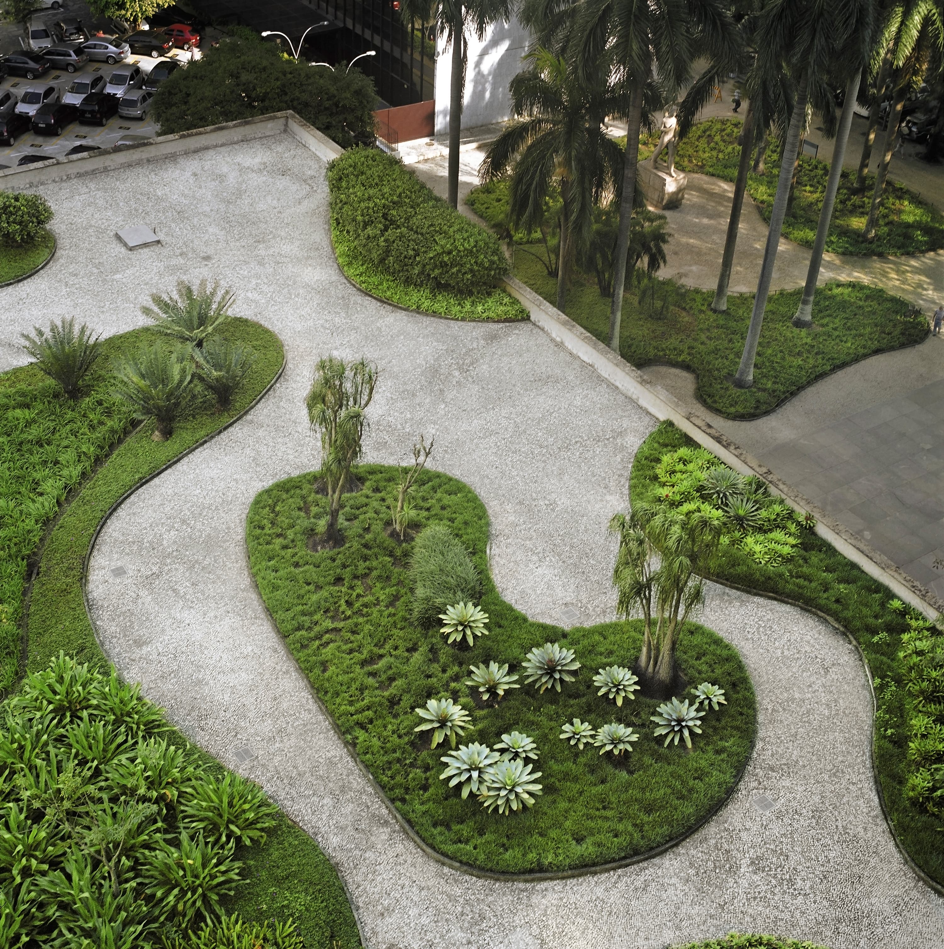 Foto eines Dachgartens von Roberto Burle Marx