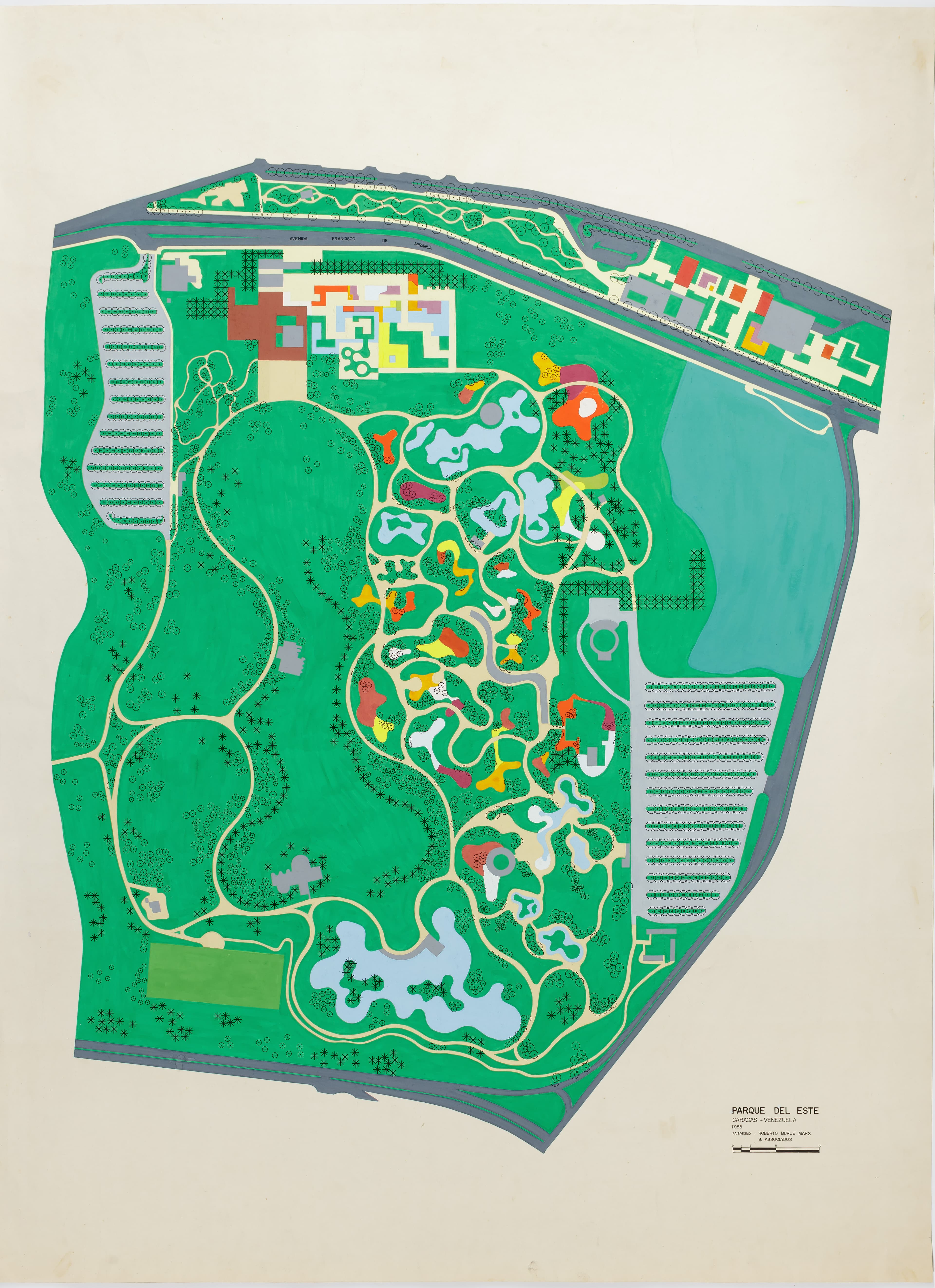 Plan von Roberto Burle Marx