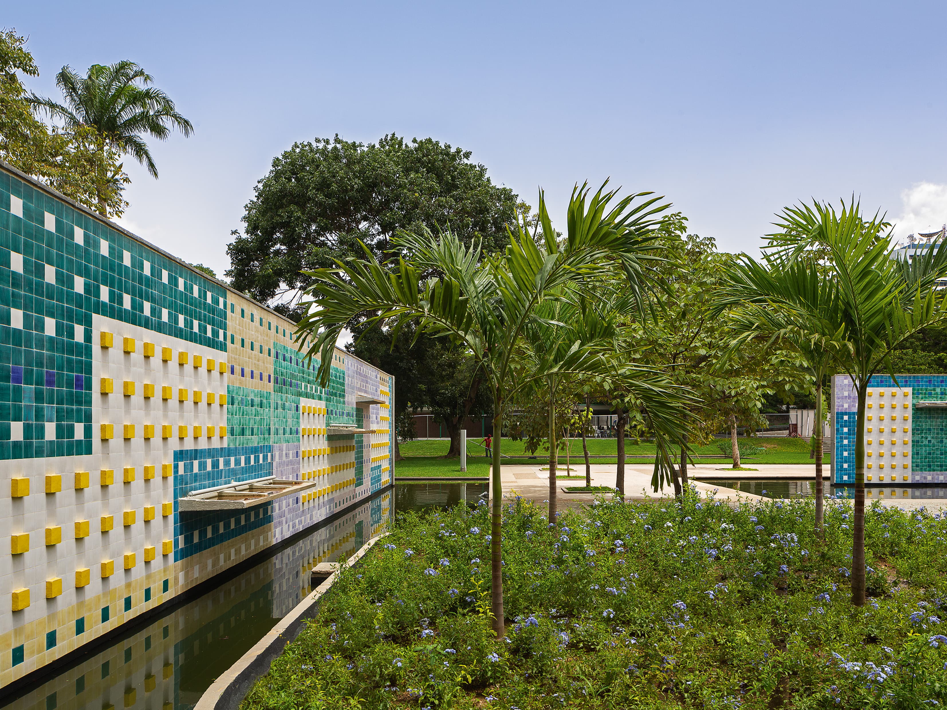 Foto eines Parks von Roberto Burle Marx