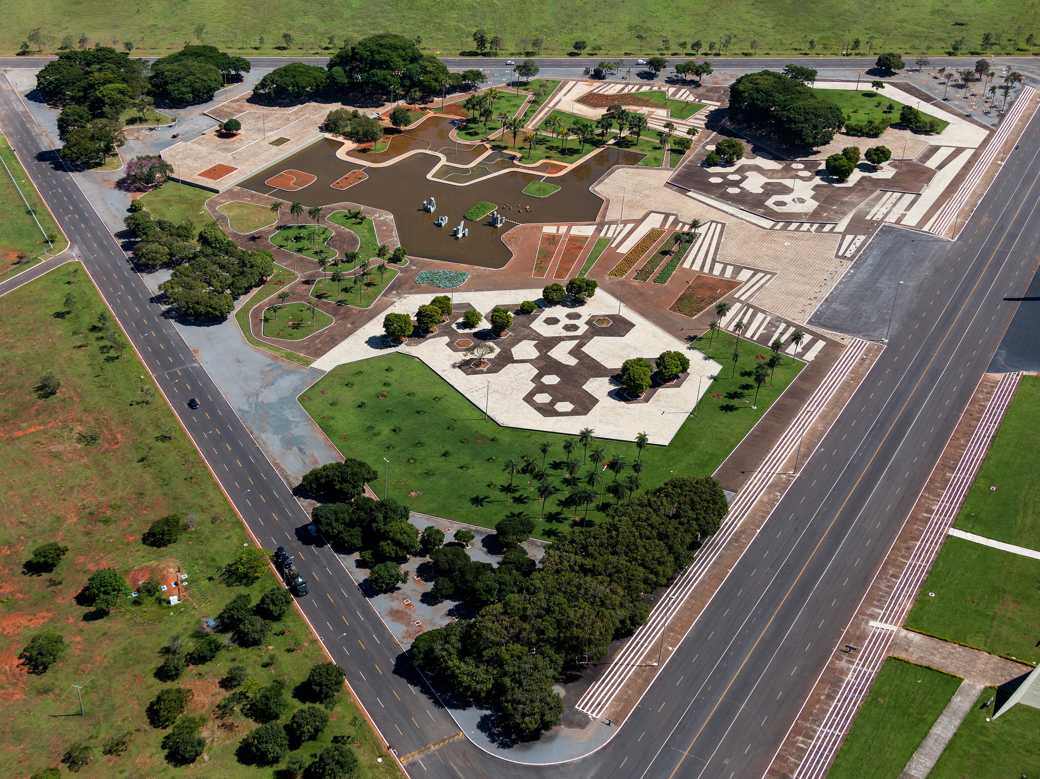 Foto eines Parks von Roberto Burle Marx
